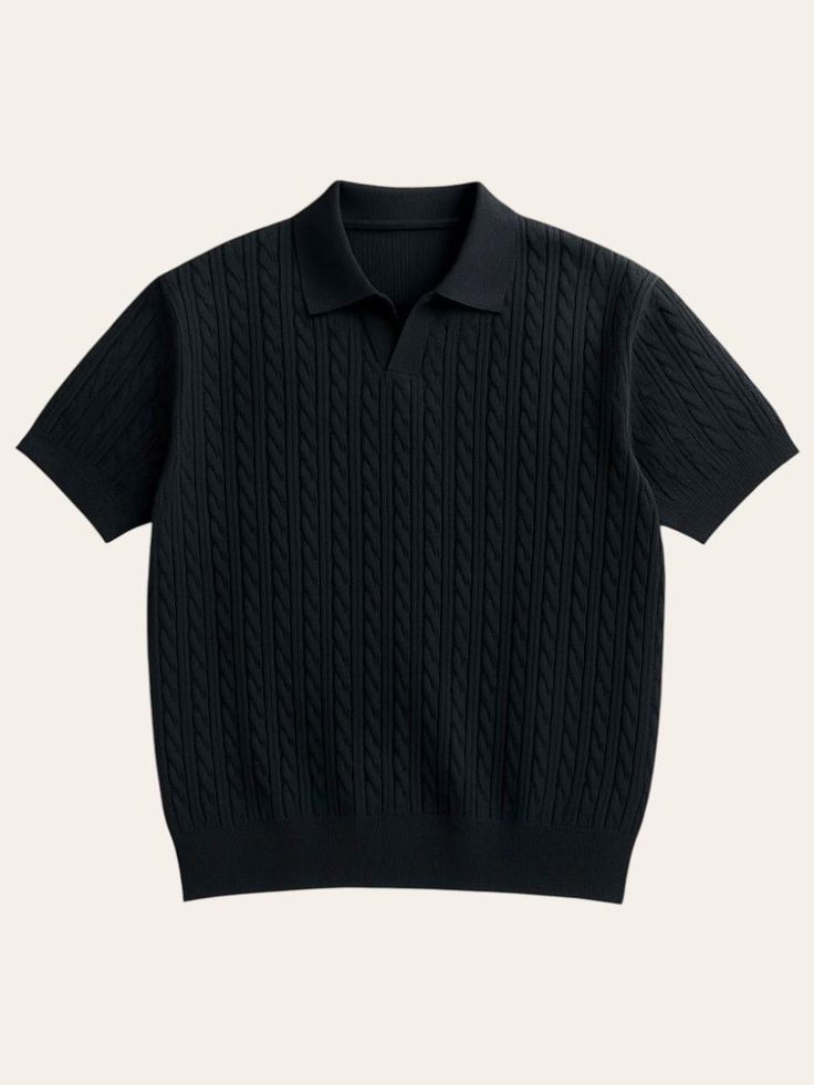 Knitted Polo Shirt