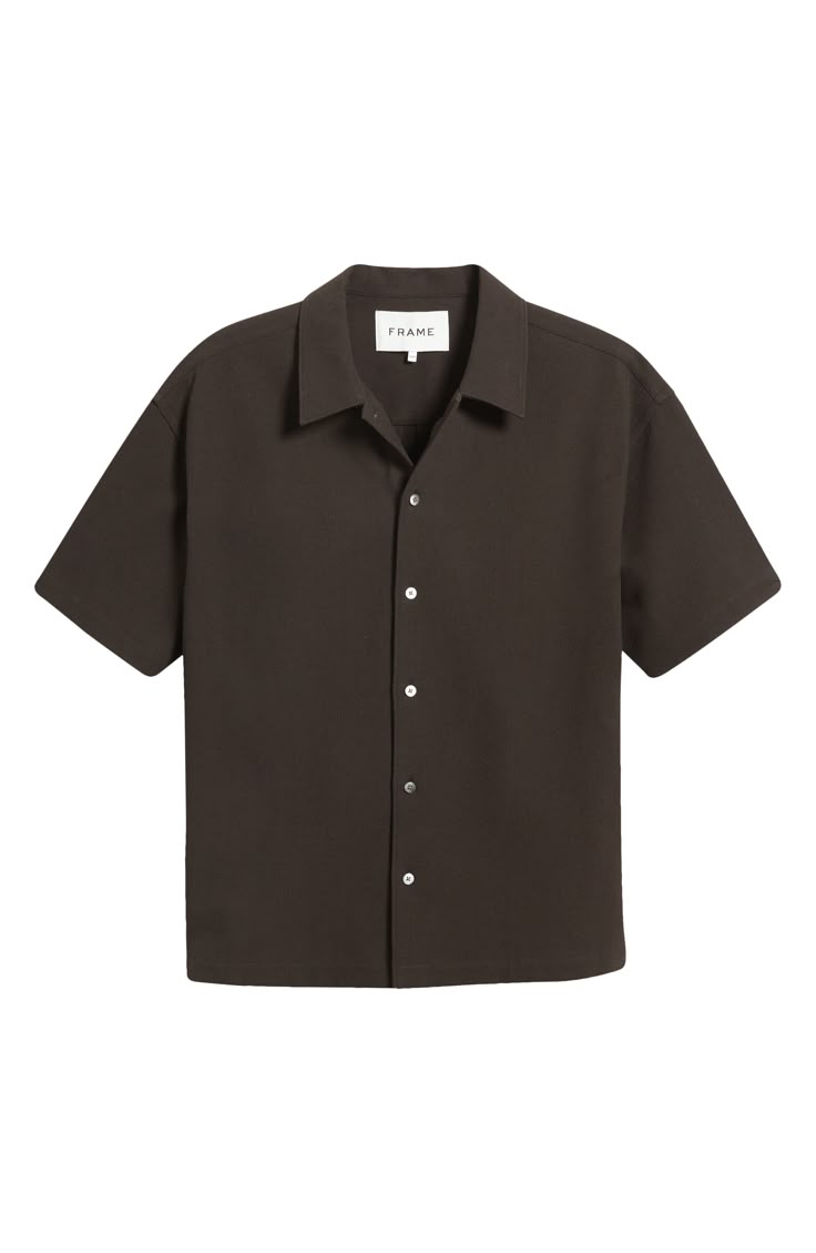 Short Sleeve Cuban Collar Shirt